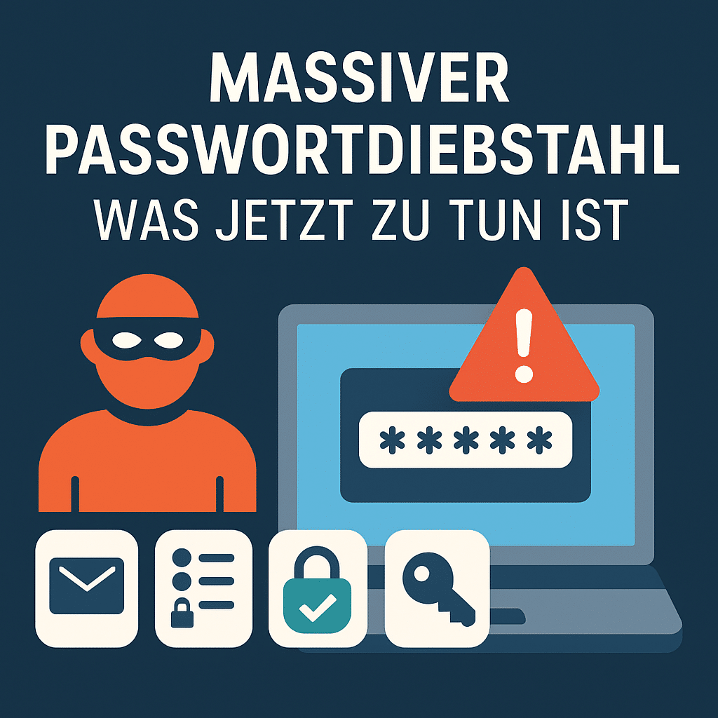 Massiver Passwortdiebstahl 2025 – So erkennen und schützen Sie gehackte Passwörter