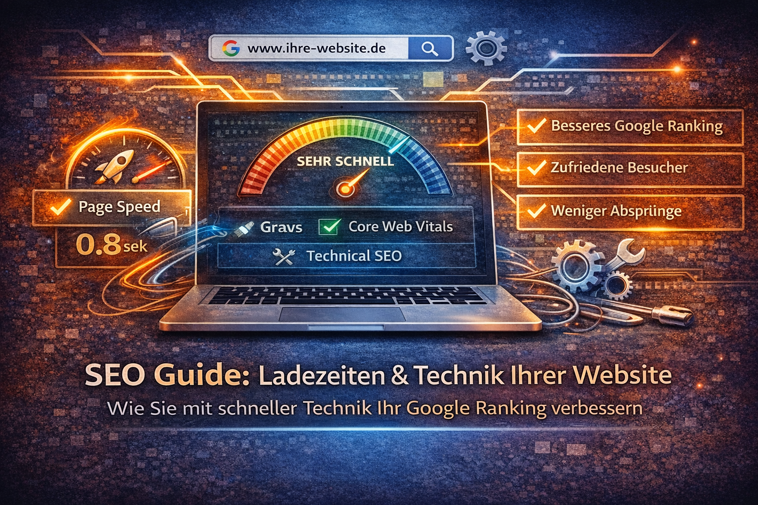 Warum Ladezeiten und Technik Ihrer Website für SEO entscheidend sind