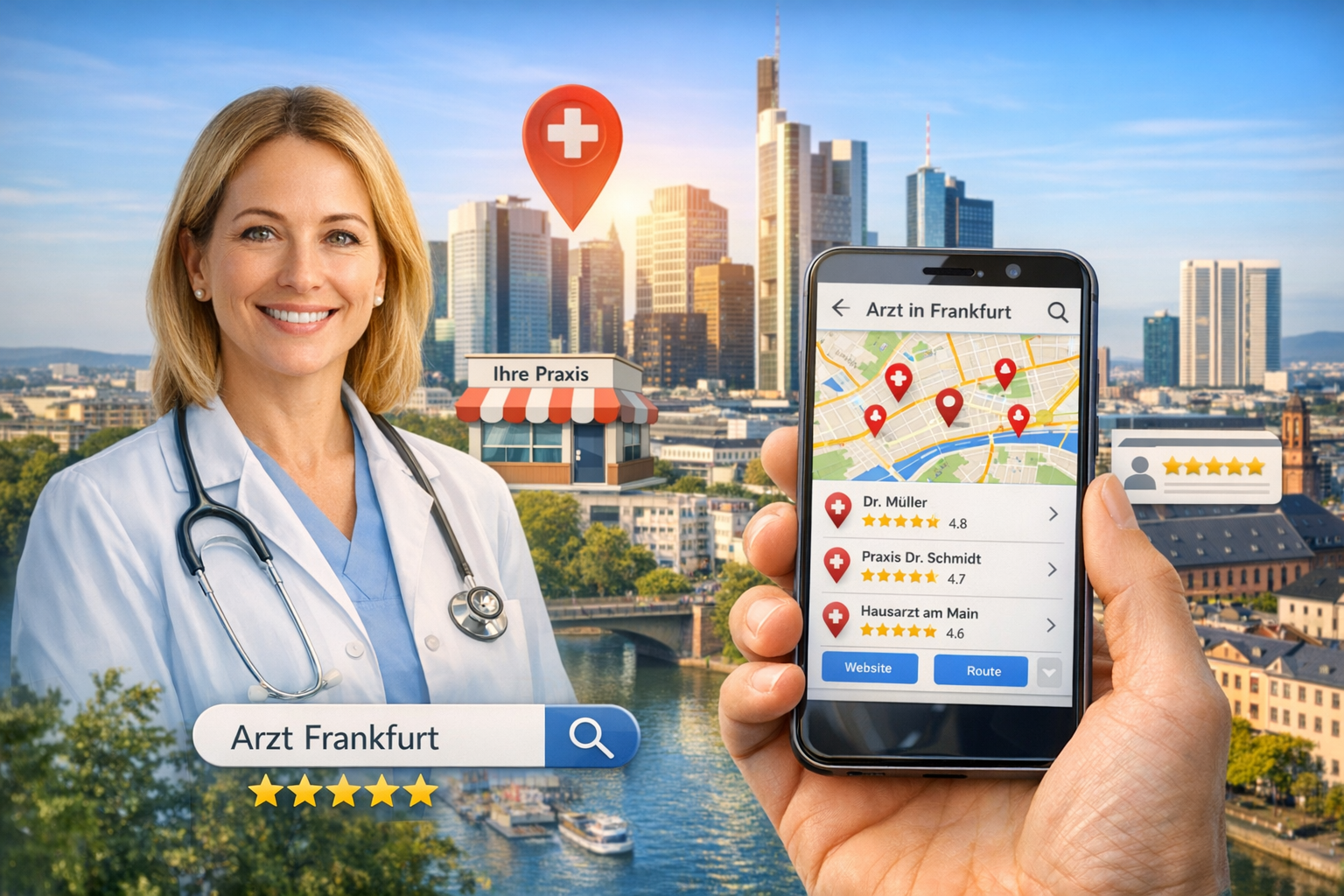 Lokales SEO für Ärzte Frankfurt