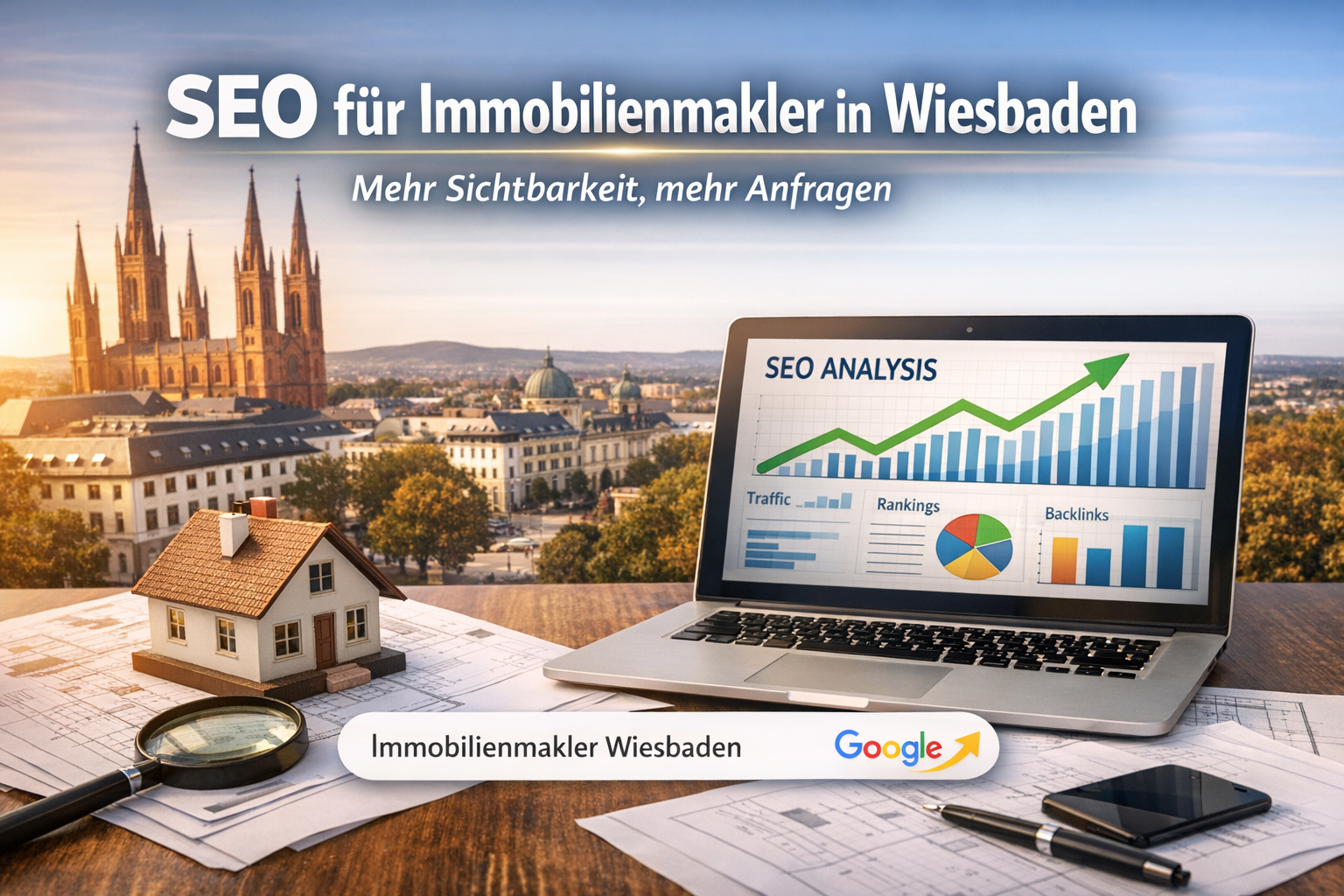 SEO für Immobilienmakler in Wiesbaden – Mehr Sichtbarkeit, mehr Anfragen